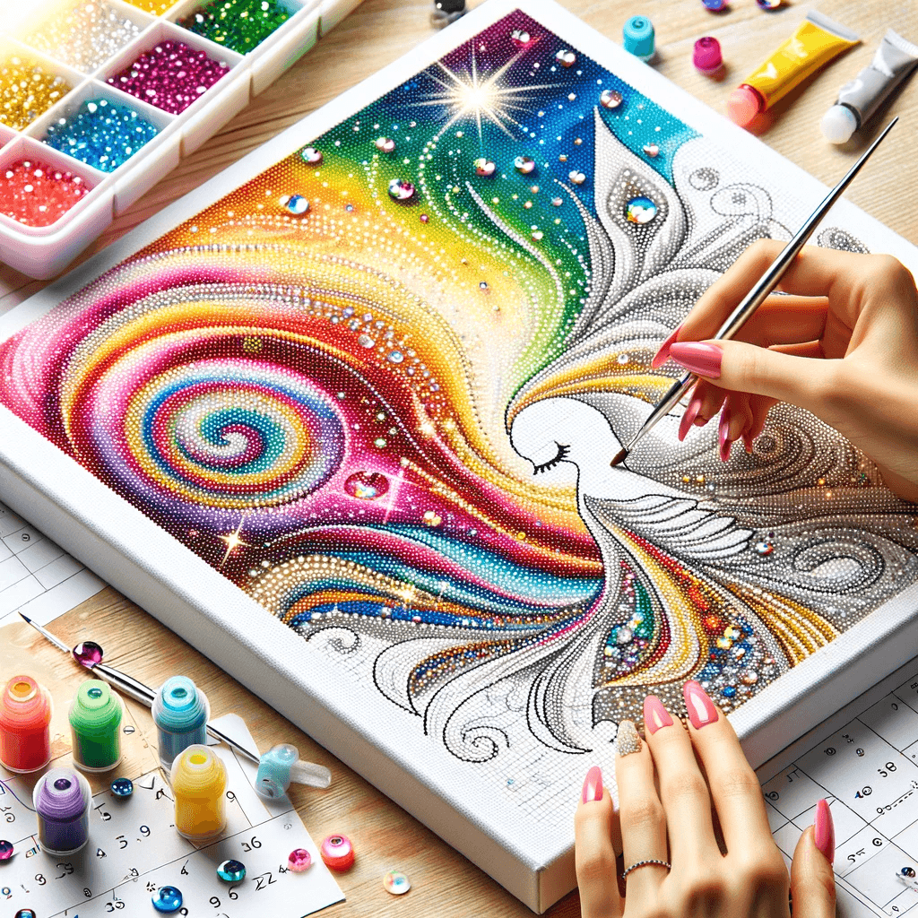 Scopri la magia del Diamond Painting crea un ritratto unico del tuo c