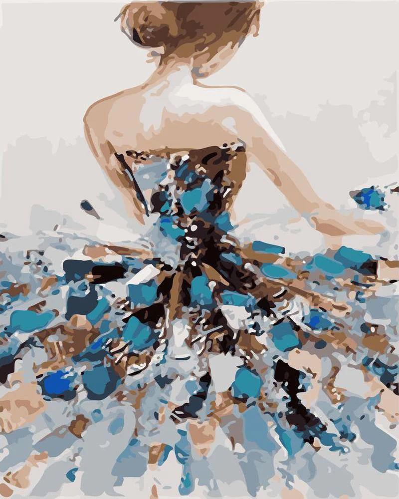 Ballerina di spalle Diamond Painting kit diamond painting