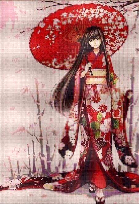 Diamond Painting - Geisha Diamond Painting kit diamond painting
