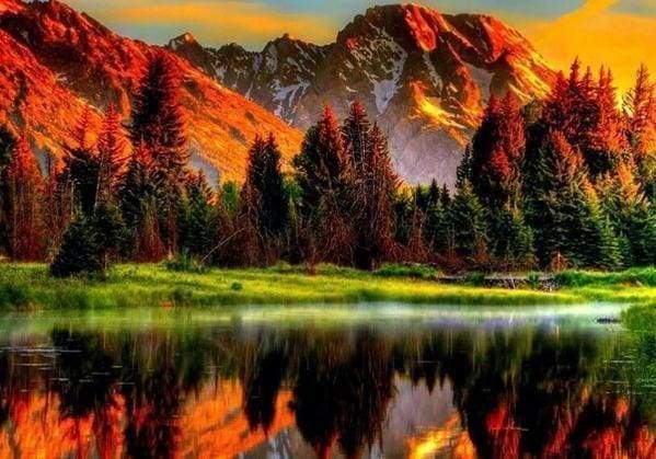 Diamond Painting - Montagne Diamond Painting