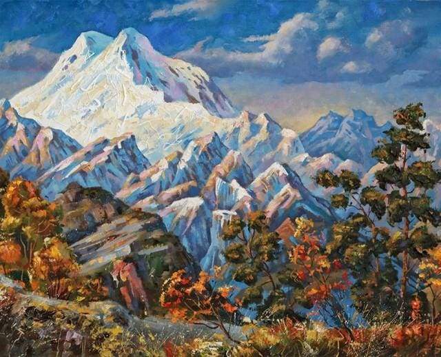 La Vetta Della Montagna Diamond Painting
