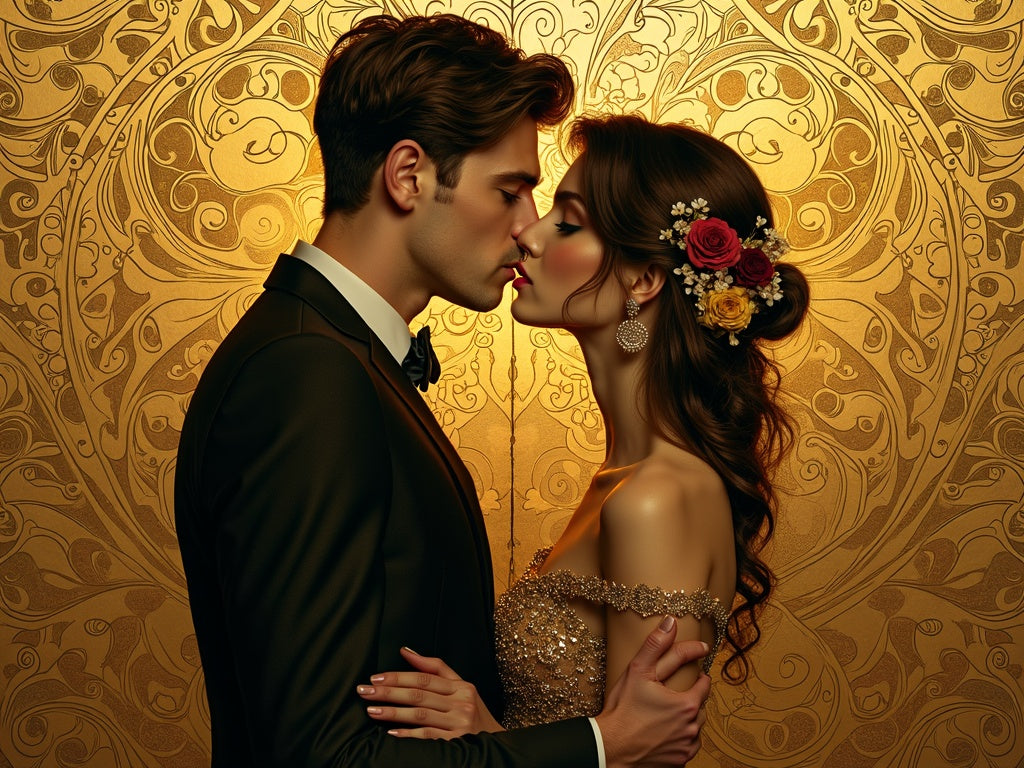 Il Bacio di Klimt Moderno Diamond Painting