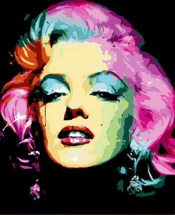 Marilyn Monroe Fiori Rosa Diamond Painting kit diamond painting