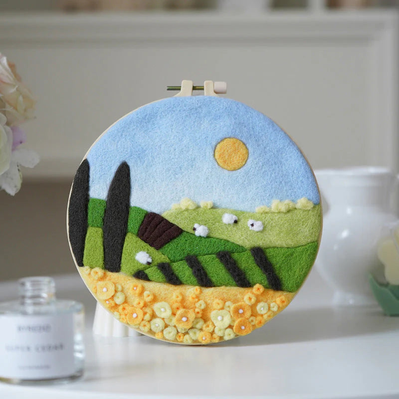 Needle Felting Ruscello di montagna Diamond Painting