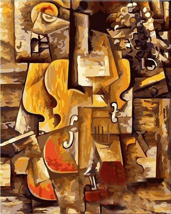 Picasso Violino E Uva diamond painting kit completo