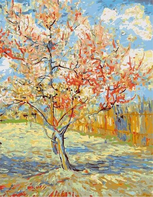 Van Gogh L'Albero Di Pesche Rosa Diamond Painting kit diamond painting