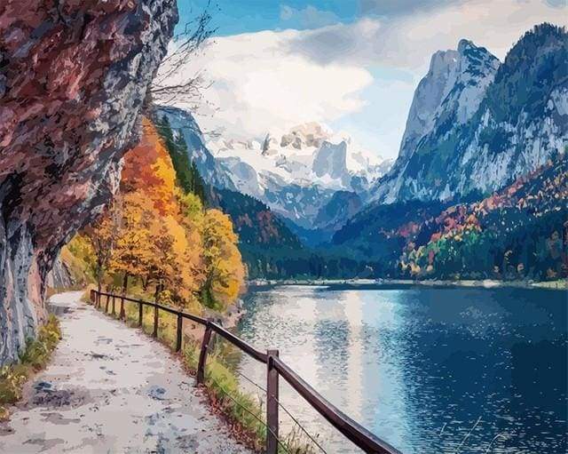 Vicino Alle Montagne Diamond Painting