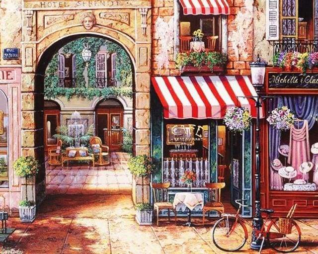 Villaggio Vintage Diamond Painting kit diamond painting