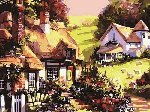 Ville Di Montagna Diamond Painting kit diamond painting