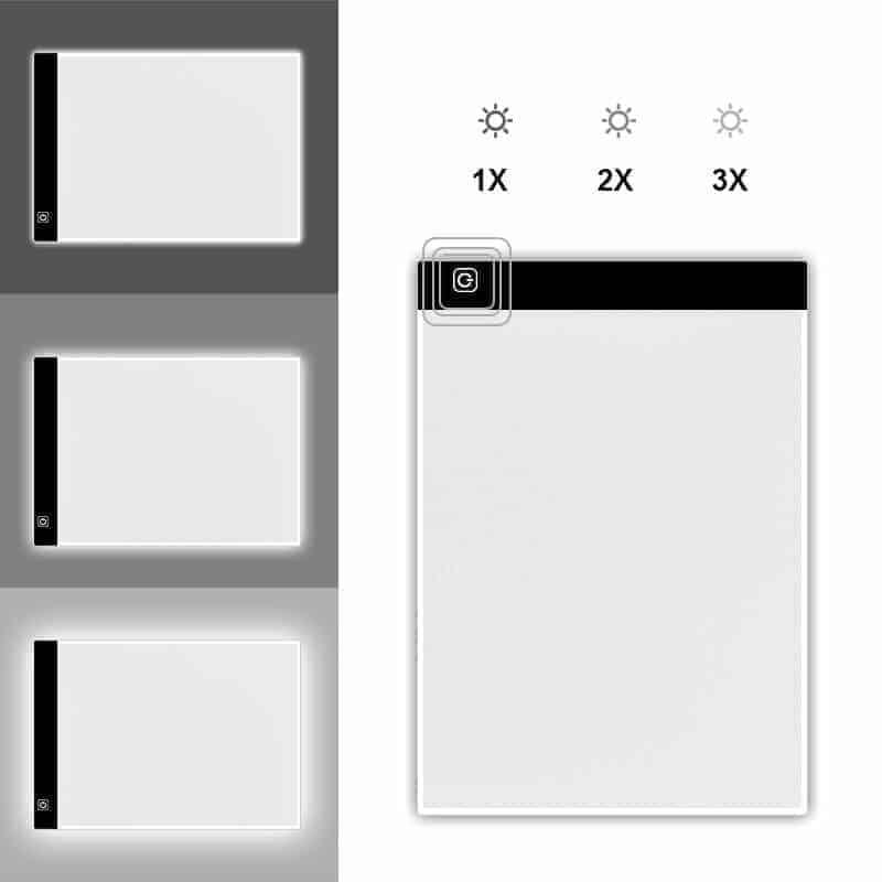 A3 Tavola luminosa a LED - SEOS Shop® - Diamond Painting Italia