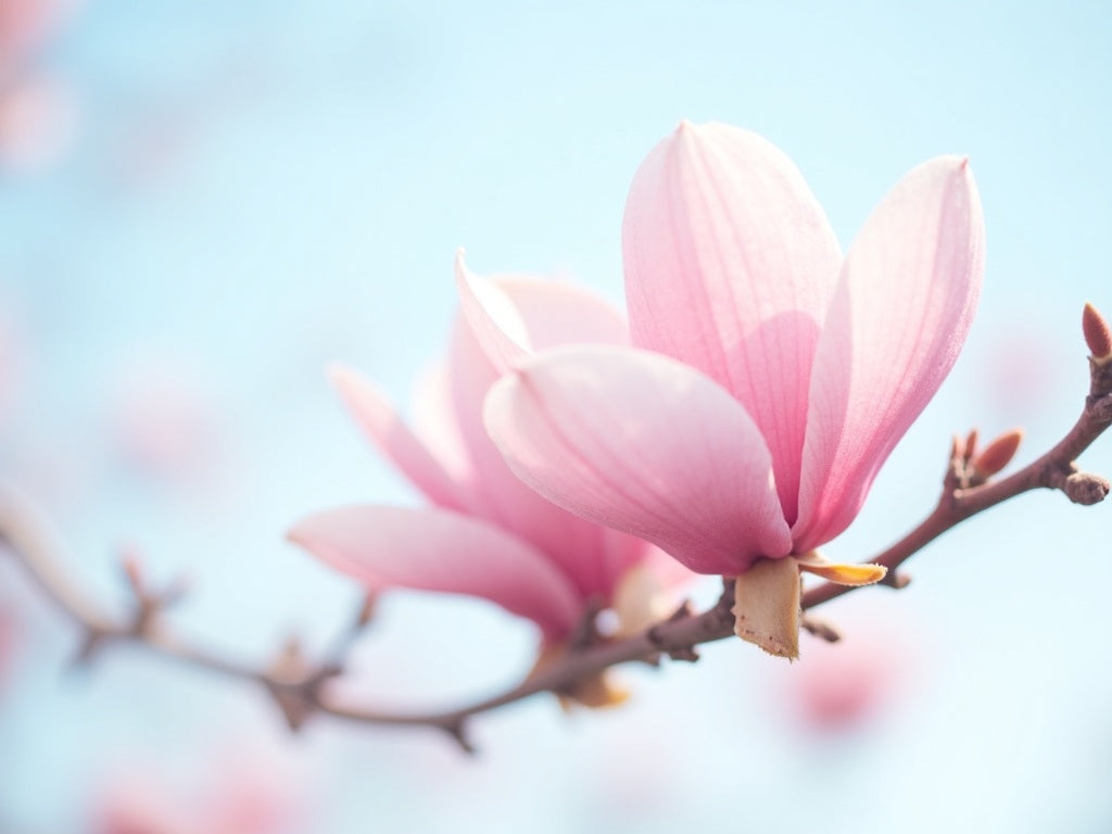 Magnolia Rosa in Fiore Diamond Painting
