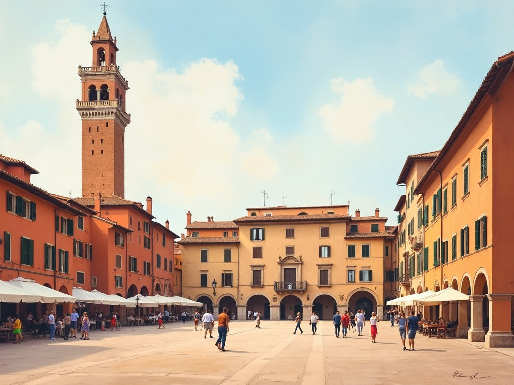 Diamond Painting Piazza del Campo Siena