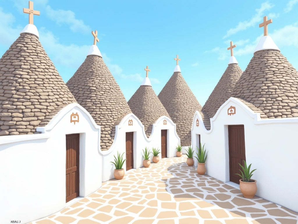 Diamond Painting Trulli di Alberobello