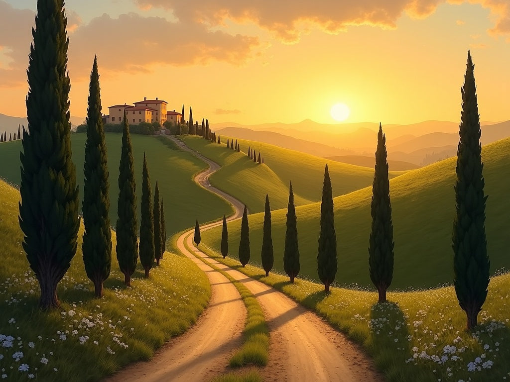 Diamond Painting Cipressi Toscani