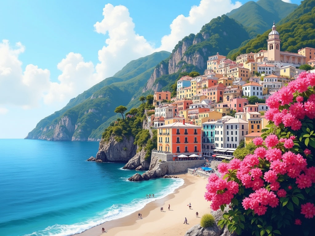 Positano Costiera Amalfitana Diamond Painting