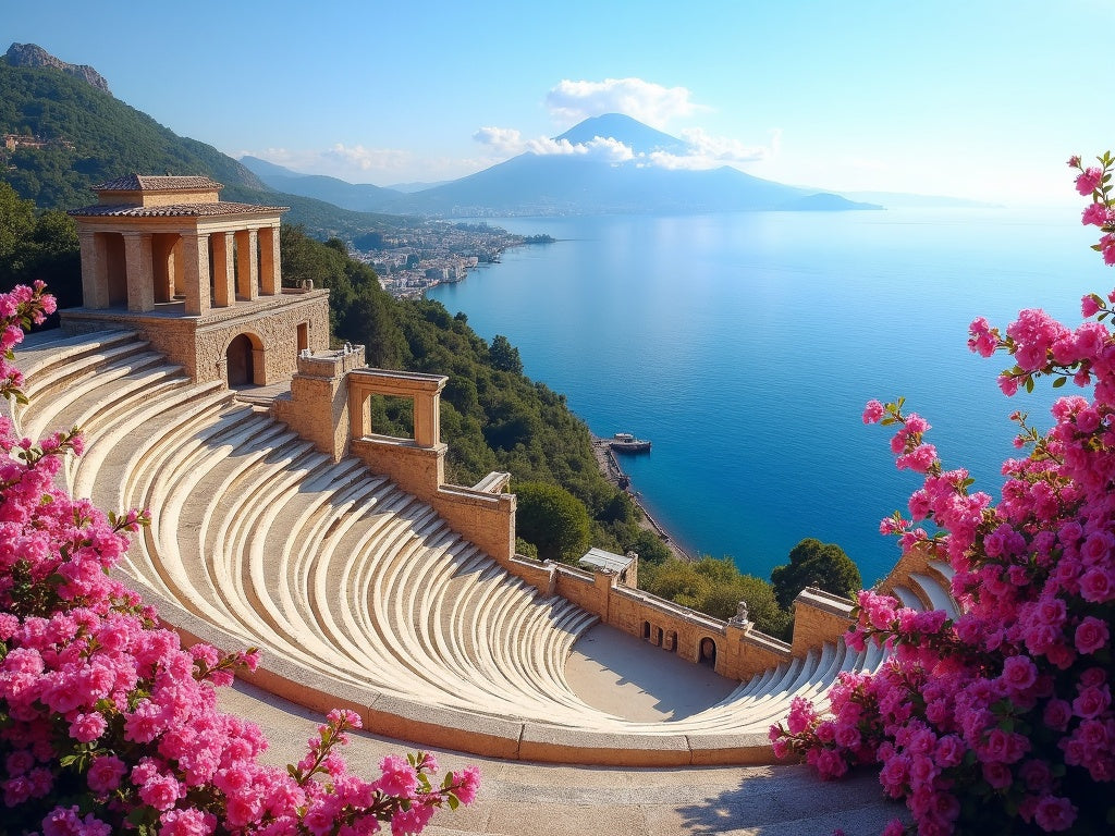 Diamond Painting Taormina con l'Etna