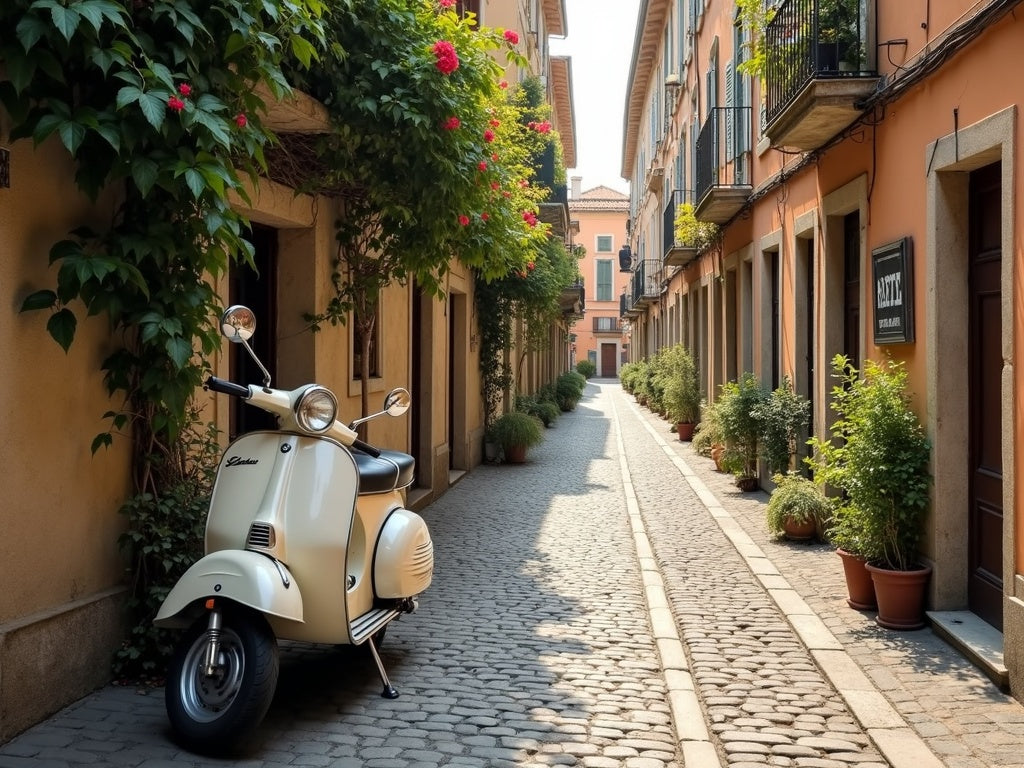 Diamond Painting Vespa a Roma