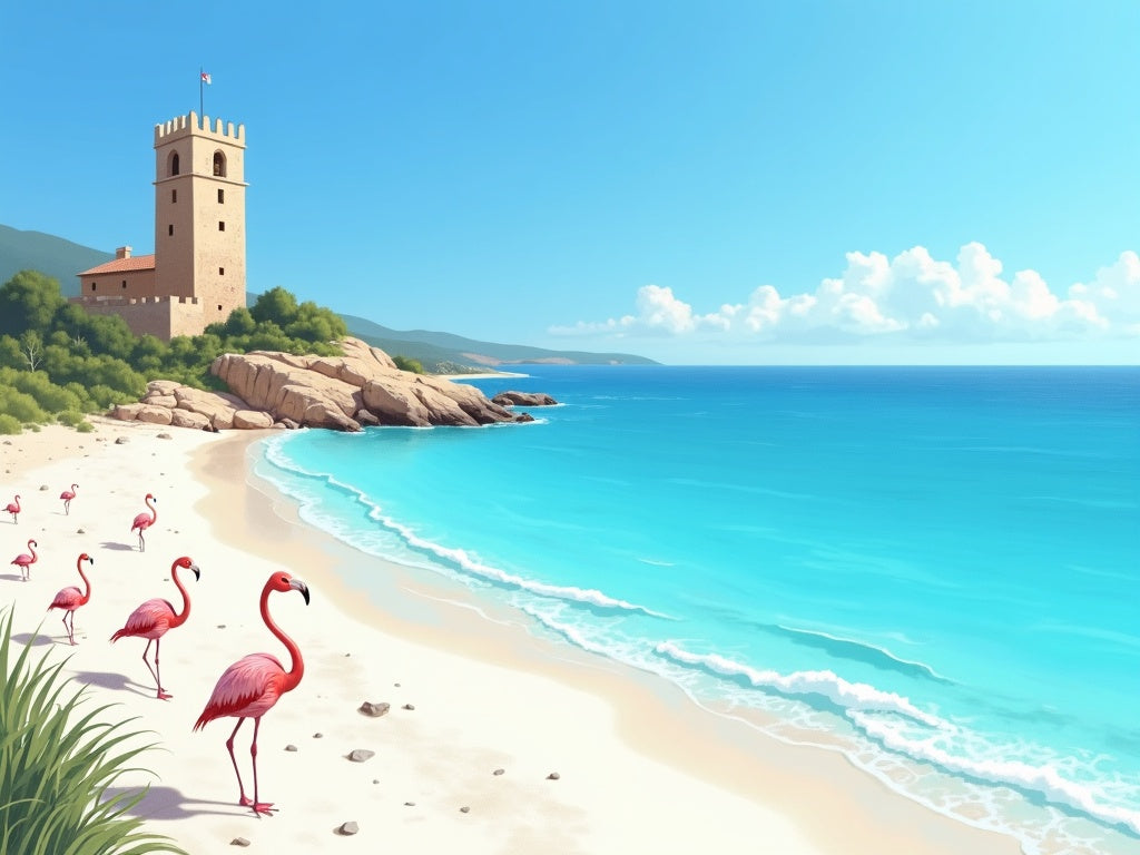 Diamond Painting Spiaggia della Sardegna