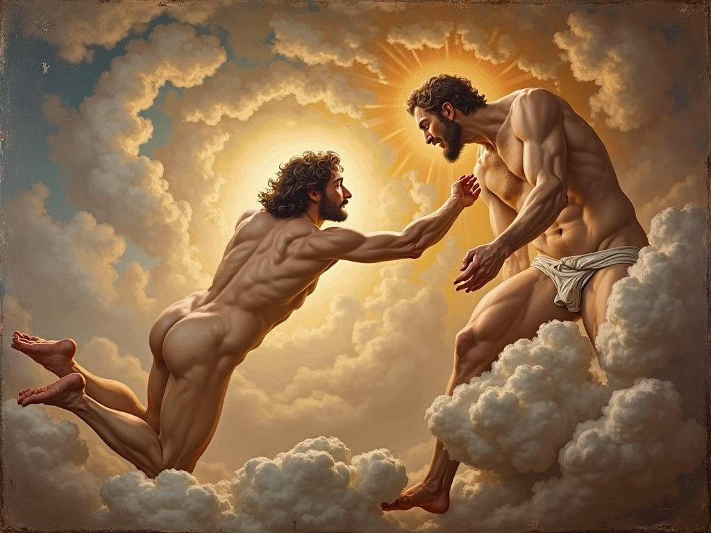 Diamond Painting La Creazione di Adamo - Michelangelo