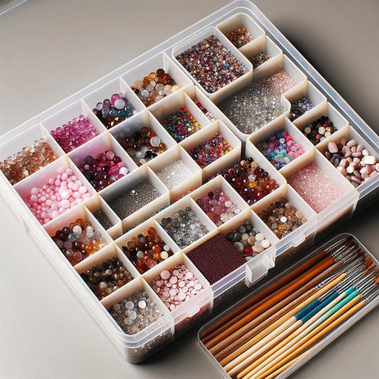 5 consigli per rendere riutilizzabili le pietre di Diamond Painting essiccate - Diamond Painting Italia