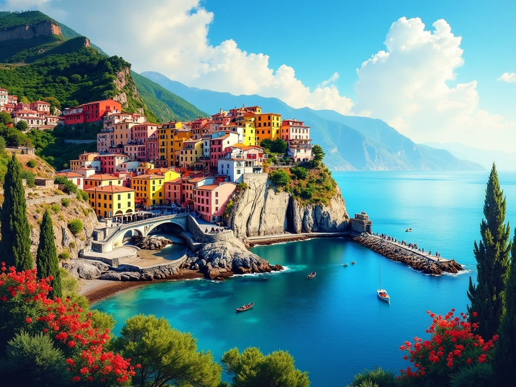 Diamond Painting Paesaggi Italiani - Costiera Amalfitana, Venezia, Toscana