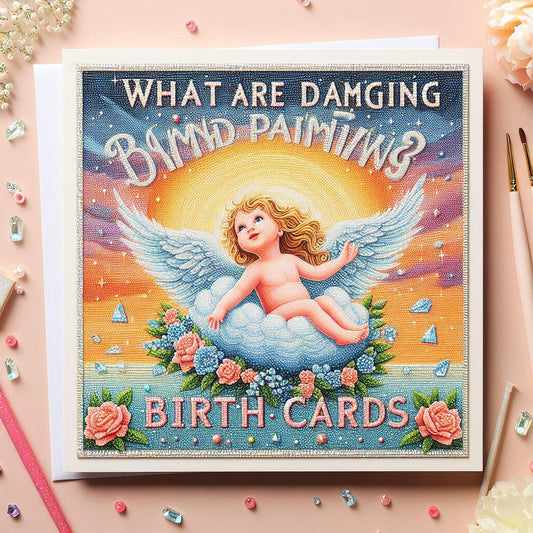 Biglietti di nascita con Diamond Painting - Diamond Painting Italia