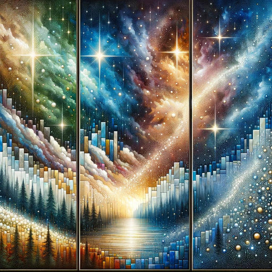 Che cos'è un trittico nel Diamond Painting - Diamond Painting Italia