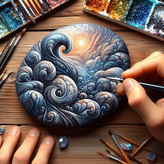 Dipingere pietre con tecniche di Diamond Painting - Diamond Painting Italia