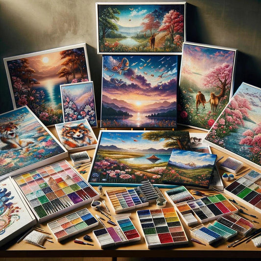 Dipinti su vetro: una guida per principianti al Diamond Painting - Diamond Painting Italia