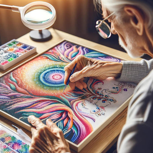 I migliori kit di Diamond Painting per anziani - Diamond Painting Italia