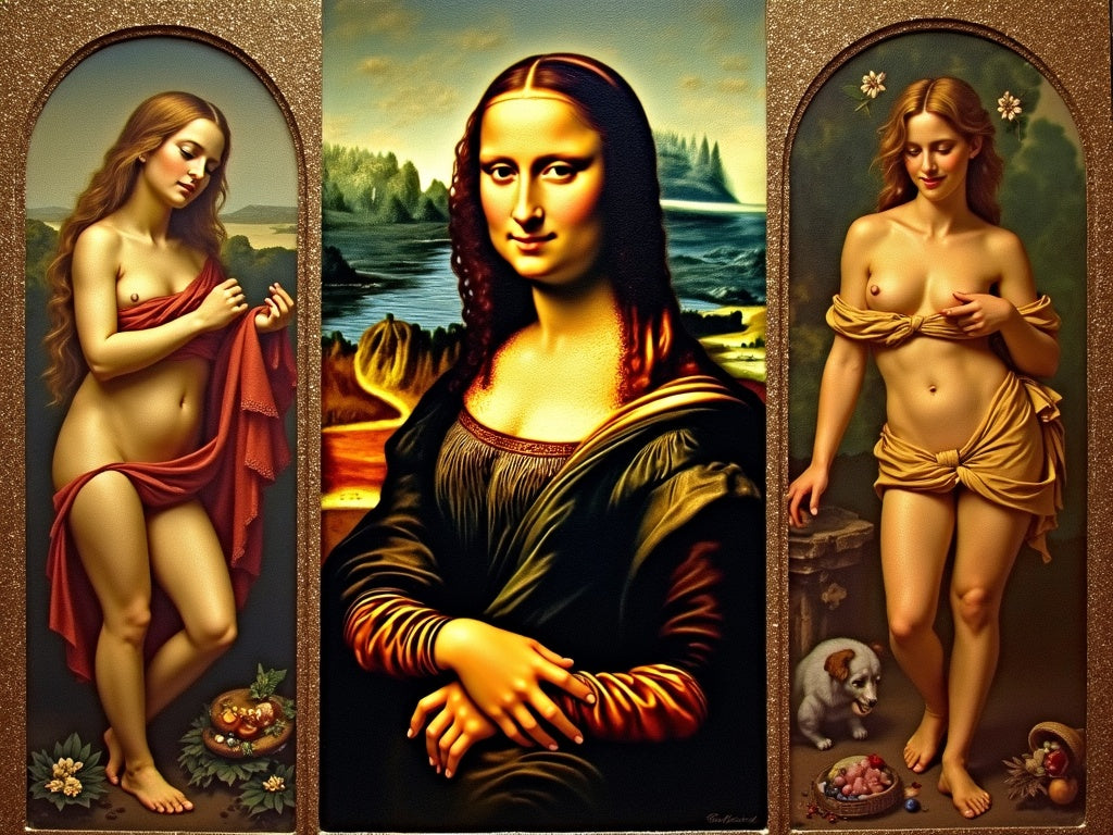 Diamond Painting Artisti Italiani - Collage di capolavori del Rinascimento