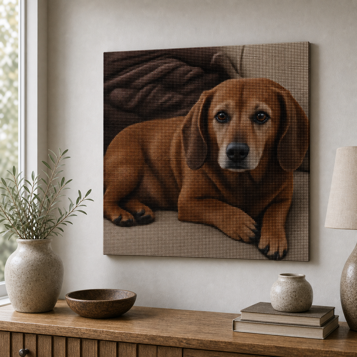 Diamond Painting Bassotto | Kit Completo - foto 3
