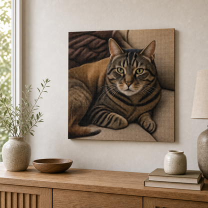 Diamond Painting Personalizzato Gatto da Foto | Kit Completo - foto 3