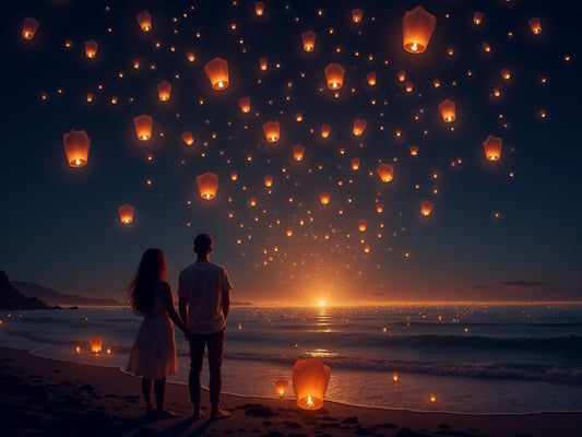 Diamond Painting Lanterne nel Cielo