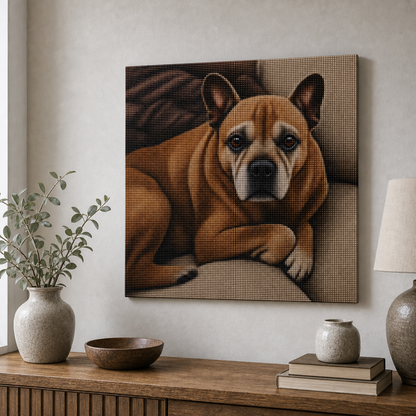 Diamond Painting Bulldog Francese | Kit Completo - foto 3