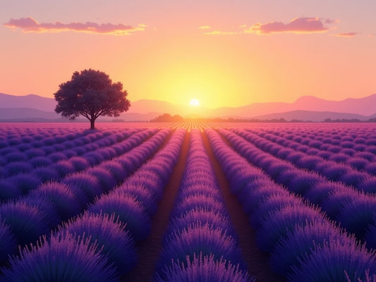 Diamond Painting Campo di Lavanda