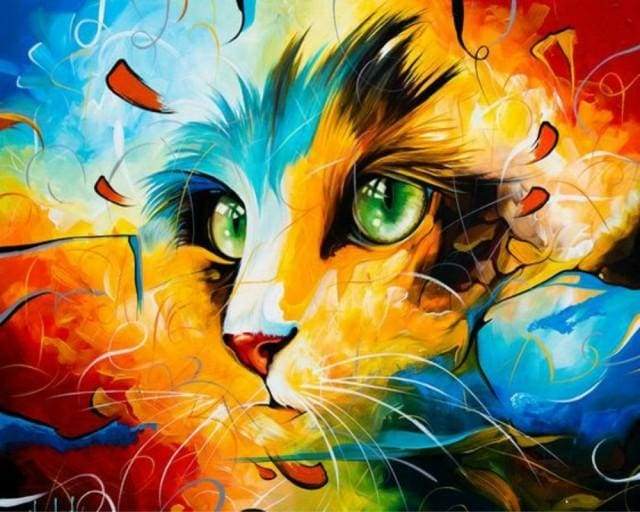 Acquerello Di Gatto Diamond Painting | Seos Shop ®