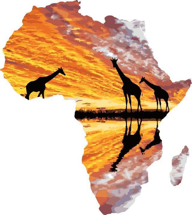 Africa E Giraffe Diamond Painting | Seos Shop ®