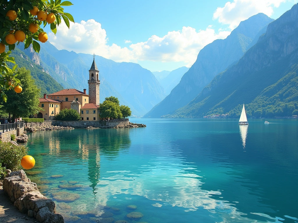 Diamond Painting Lago di Garda