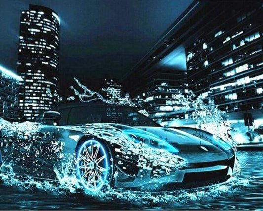 Automobile Sportiva Astratta Diamond Painting | Seos Shop ®