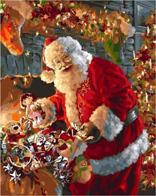 Babbo Natale Sorridente Diamond Painting | Seos Shop ®