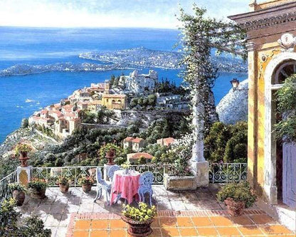 Bella Vista Sul Mare Diamond Painting | Seos Shop ®