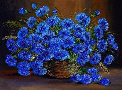 Bellissimi Fiori Blu Diamond Painting | Seos Shop ®