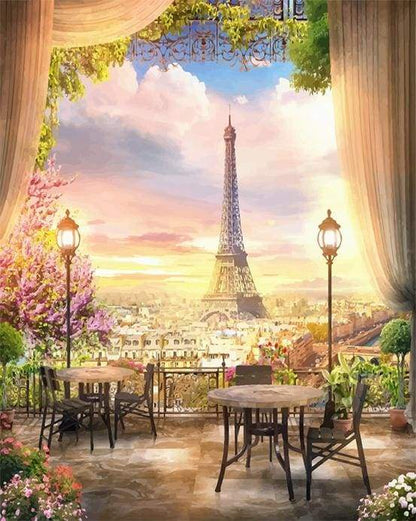 Bellissimo Paesaggio Di Parigi Diamond Painting | Seos Shop ®