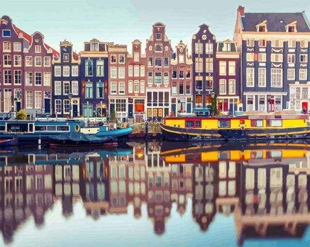 Canale Di Amsterdam Diamond Painting | Seos Shop ®