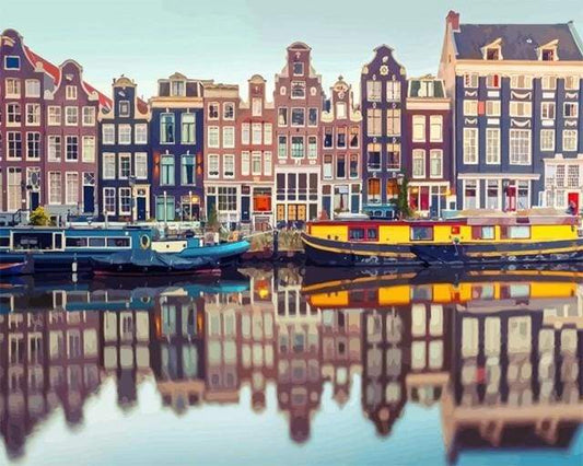Canale Di Amsterdam Diamond Painting