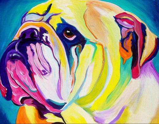 Cane Appariscente Diamond Painting