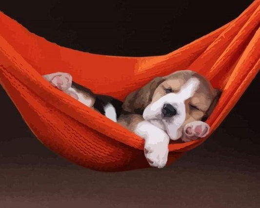 Cane Dormiente Diamond Painting
