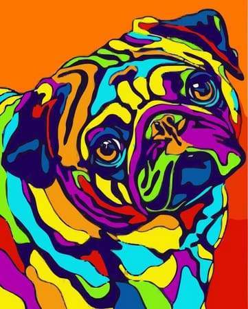 Cane E Colori Pop Art Diamond Painting