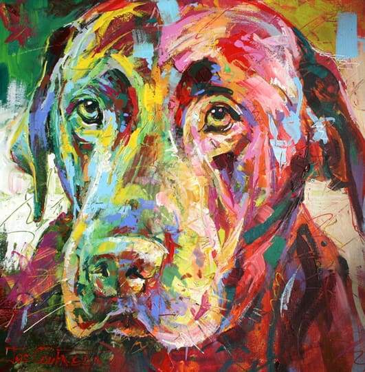 Cane E Terra Colorati Diamond Painting